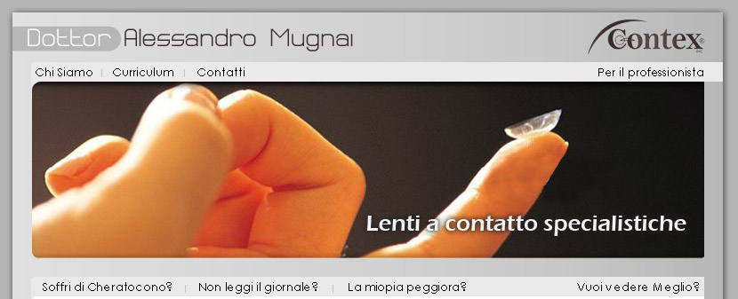 Roma Lenti a Contatto Specialistiche - dott. Alessandro Mugnai